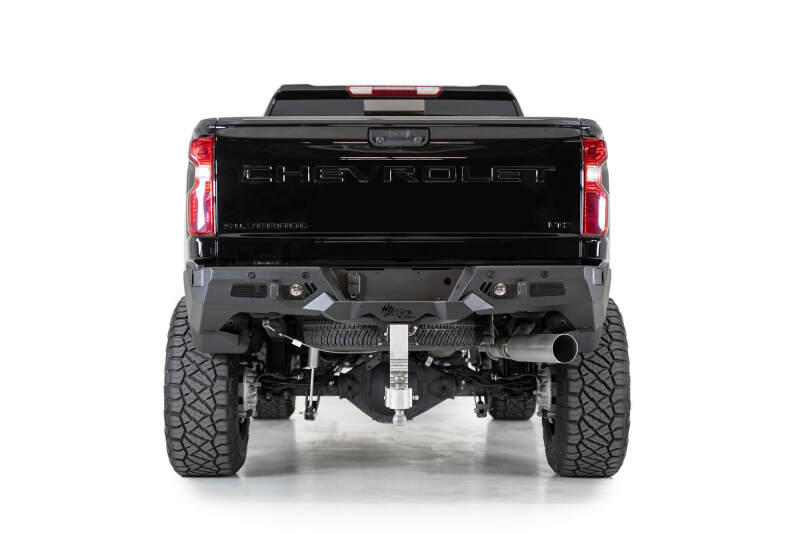 Chevrolet Silverado 2500 Bumper - Rear - Addictive Desert Designs - Bomber HD - Hammer Black - `20-`27